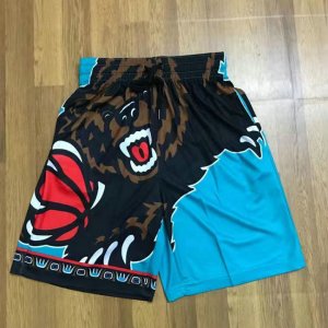 NBA Grizzlies Big team logo shorts bleu